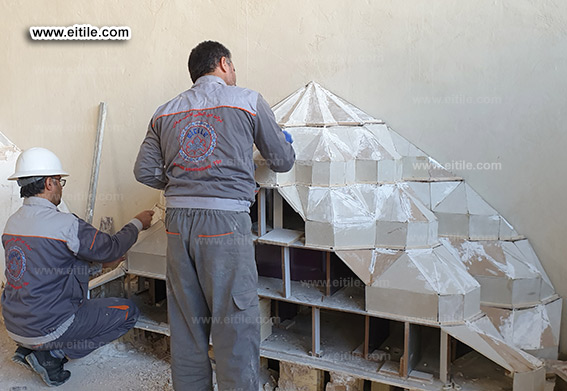 Islamic tile supplier for mosque of Mohammad Ali in Eydhafushi zone of Maldives, www.eitile.com