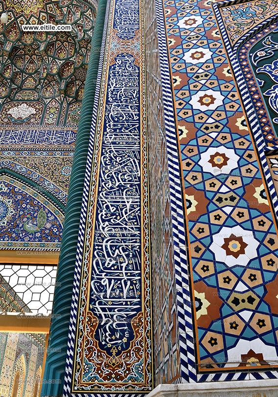 Manufacturer of mosque tiles with Quran calligraphy, www.eitile.com
