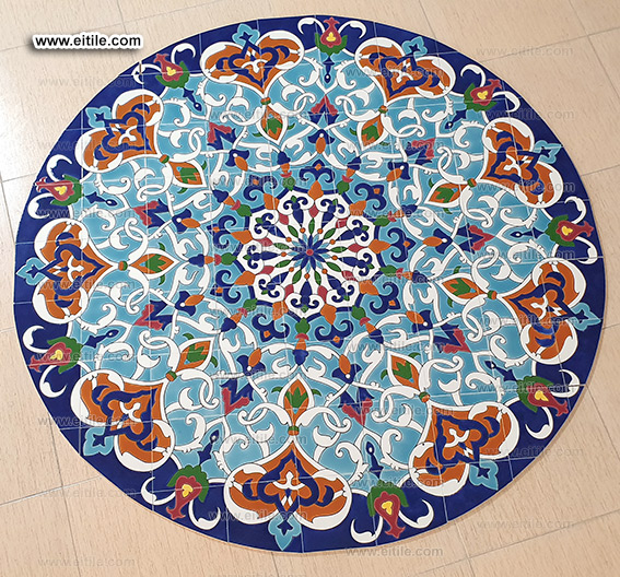 Handmade circle frame wall tile supplier, www.eitile.com