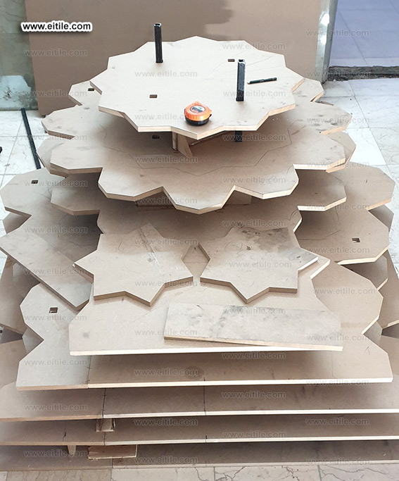 Muqarnas tile panel supplier, www.eitile.com