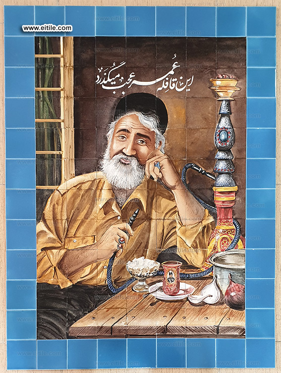 Hand painted wall tile frames, www.eitile.com