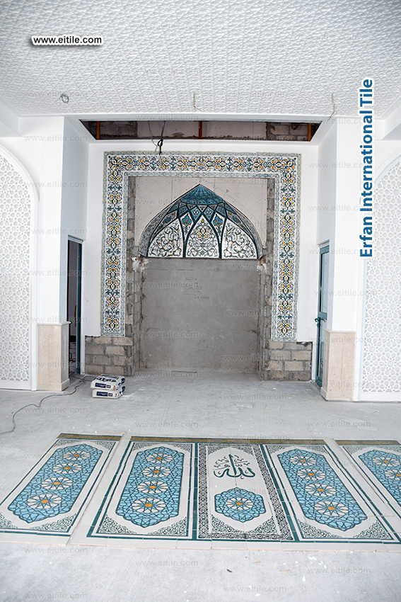Islamic tiles supplier for Mosque Minbar, www.eitile.com