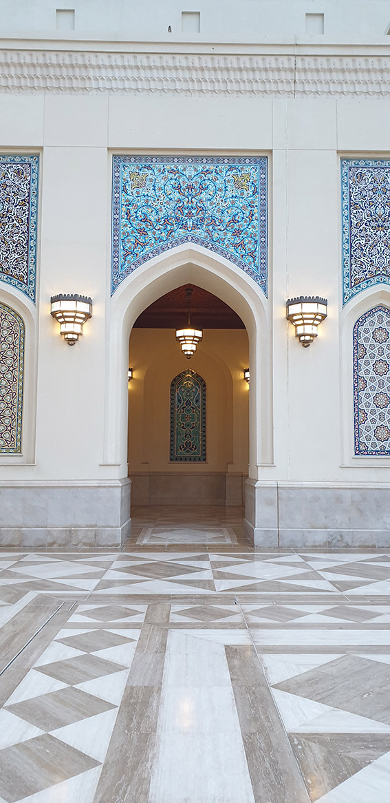 Sohar Sultan Qaboos mosque, Oman