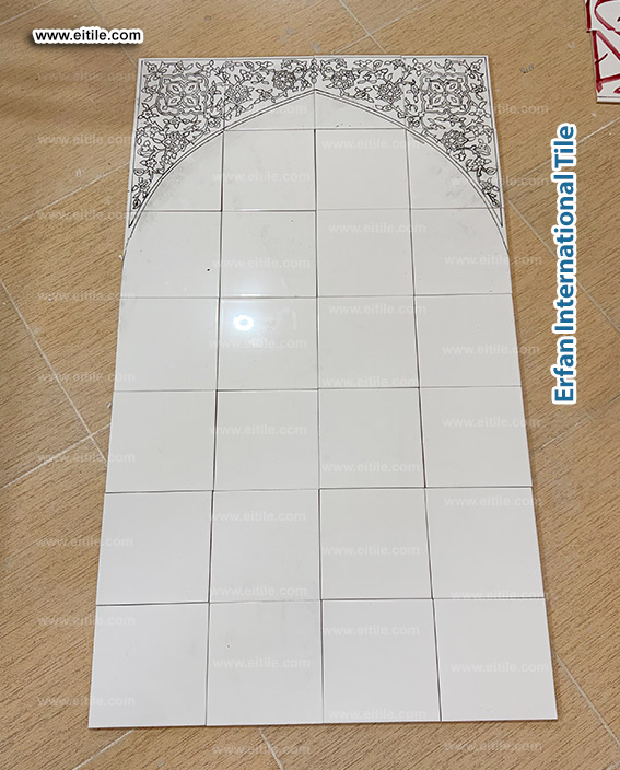 Handcrafted Mosque Mihrab Tiles, Where Tradition Meets Perfection, www.eitile.com