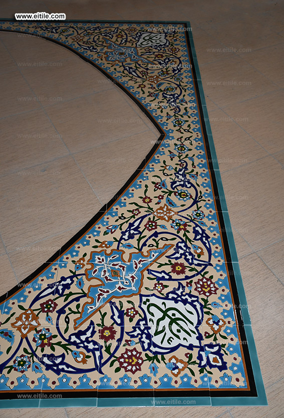 Iran, Isfahan, Buin Miandasht 14 masoum mosque tile supplier, www.eitile.com