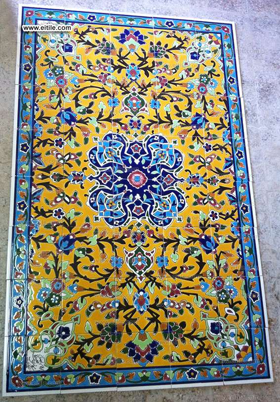 Handmade seven color tile manufacturer, www.eitile.com