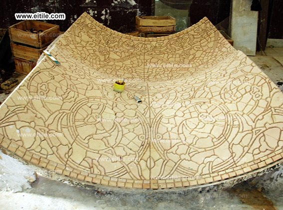 Mosque minaret tile supplier, www.eitile.com Mosque minaret tile supplier, www.eitile.com