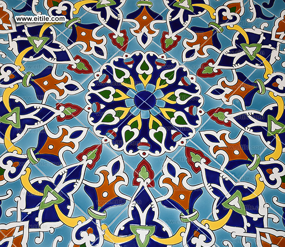 Handmade circle frame wall tile supplier, www.eitile.com