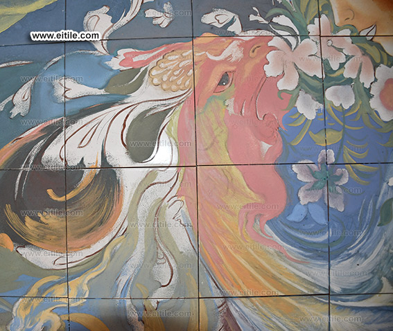 Prof. Farshchiyan paintings on tile panel, www.eitile.com