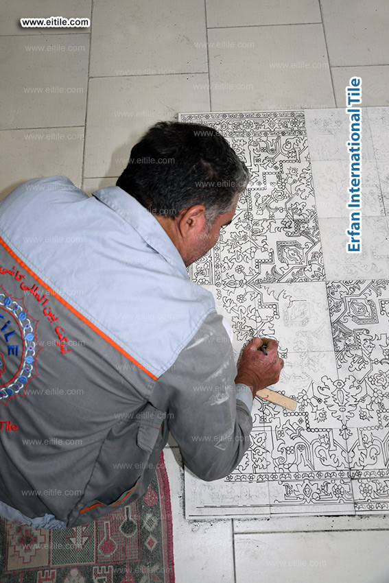 Eitile designs, manufactures, and installs custom carpet-design ceramic tiles with full global support for architectural and decorative flooring projects, www.eitile.com