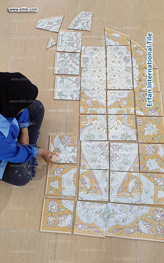 Each Eitile wall tile is a masterpiece, handcrafted with care and finished in vibrant, durable glazes, www.eitile.com