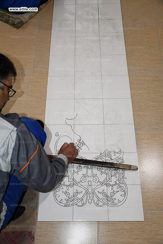 Islamic tile supplier for Mohammad Ali Mosque at Maldives, www.eitile.com