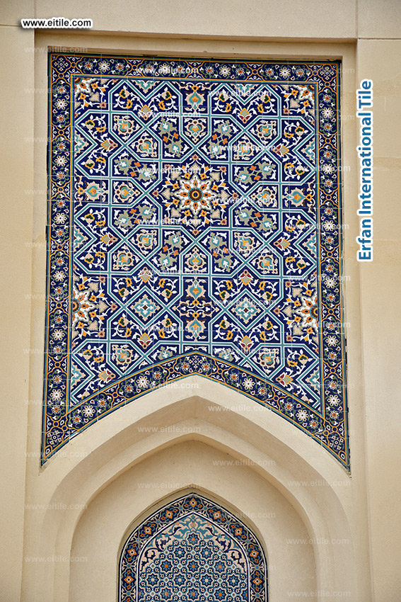 Polychrome Tile Repair by Eitile – Sultan Qaboos Grand Mosque, www.eitile.com Polychrome Tile Repair by Eitile – Sultan Qaboos Grand Mosque, www.eitile.com
