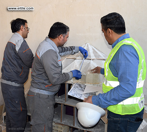 Islamic tile supplier for mosque of Mohammad Ali in Eydhafushi zone of Maldives, www.eitile.com