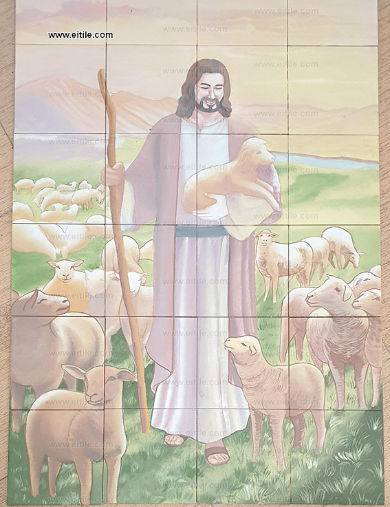 Painting on tile panel, www.eitile.com