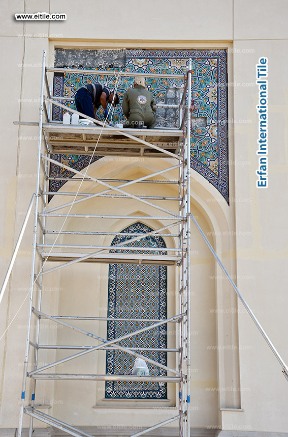 Authentic Tile Restoration at Sohar’s Grand Mosque, www.eitile.com Authentic Tile Restoration at Sohar’s Grand Mosque, www.eitile.com