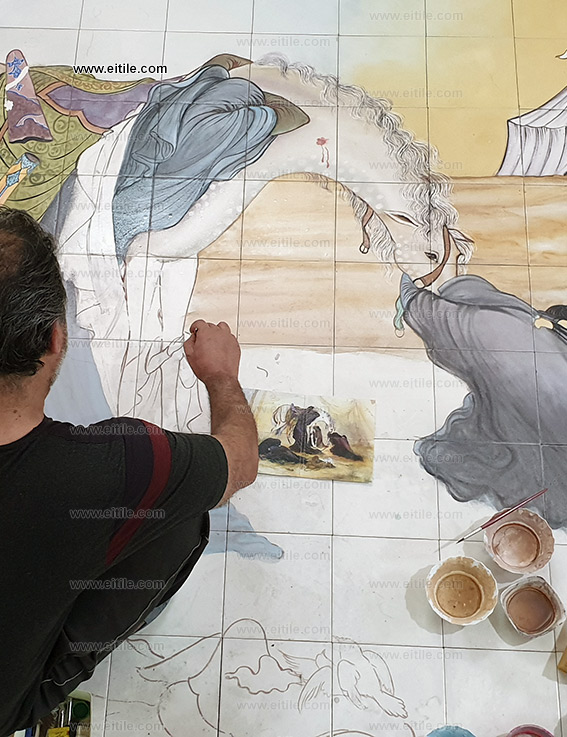 Drawing on tile, www.eitile.com