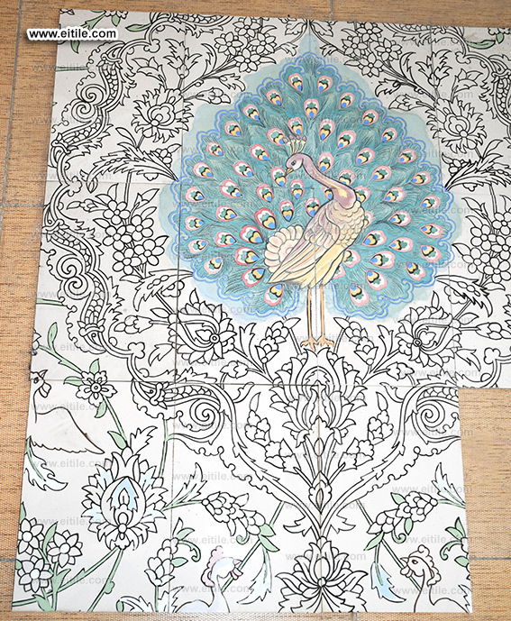 Handmade carpet design ceramic tile, www.eitile.com