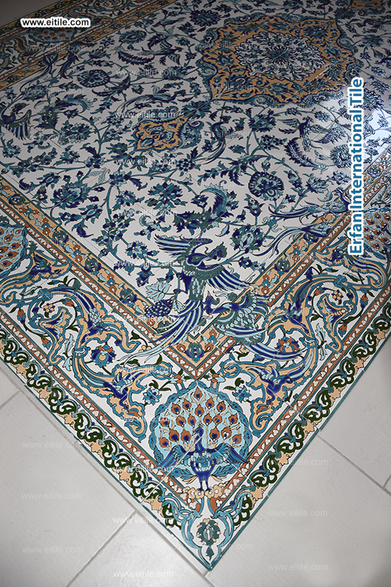 Handmade carpet design ceramic tile, www.eitile.com