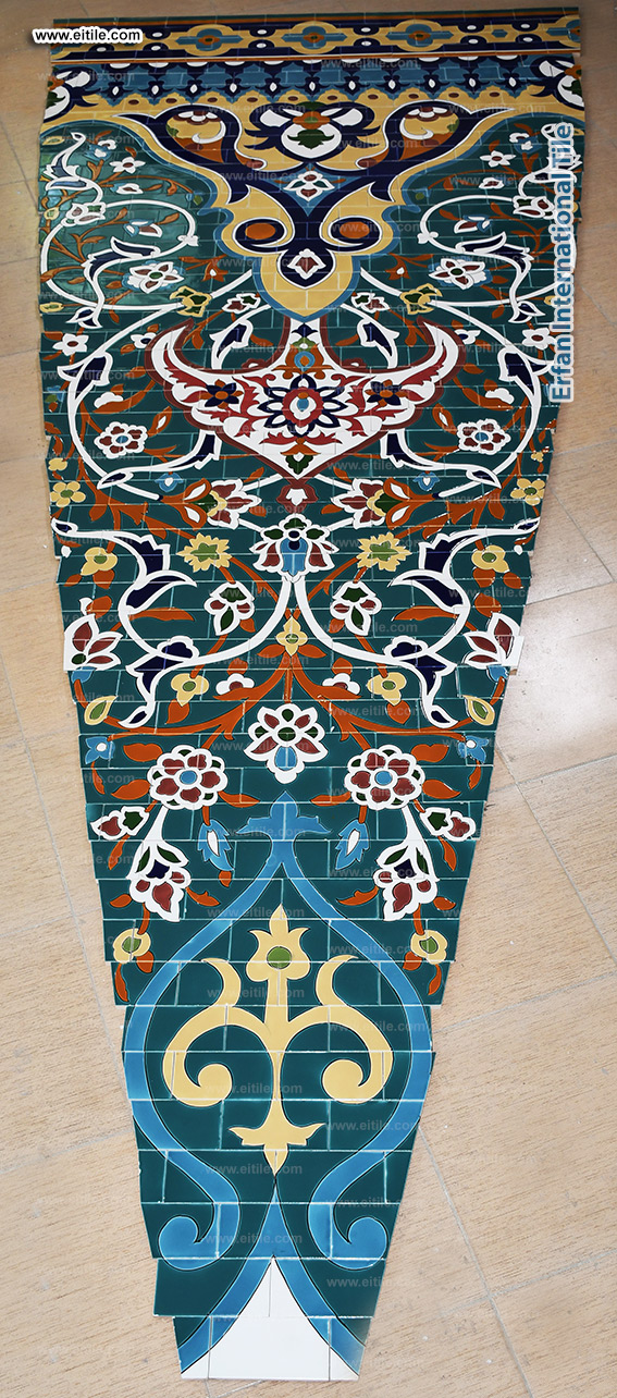 Iraq, Sulaimaniyah grand mosque dome tile supplier, www.eitile.com