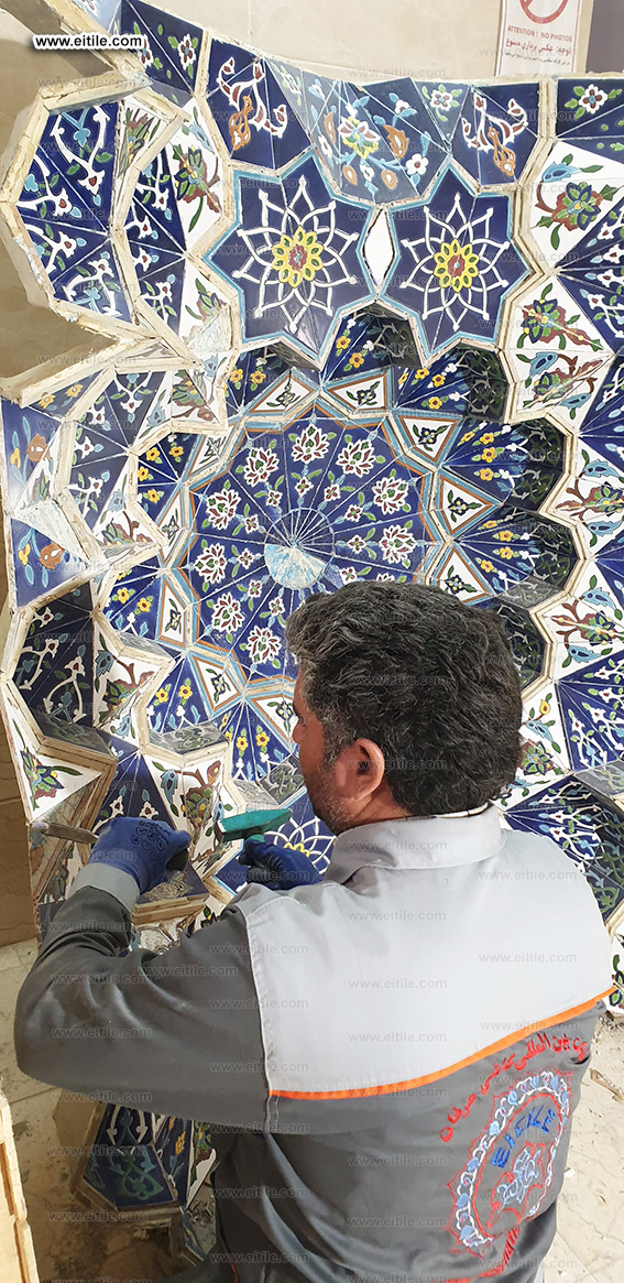 Muqarnas tile panel supplier, www.eitile.com