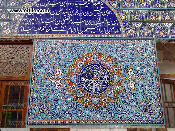 Iran, Isfahan, Khur Hoseiniyeh, Iranian Mosque Tile Supplier, www.eitile.com