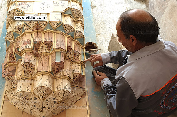 Muqarnas tile panel for interior decoration, www.eitile.com