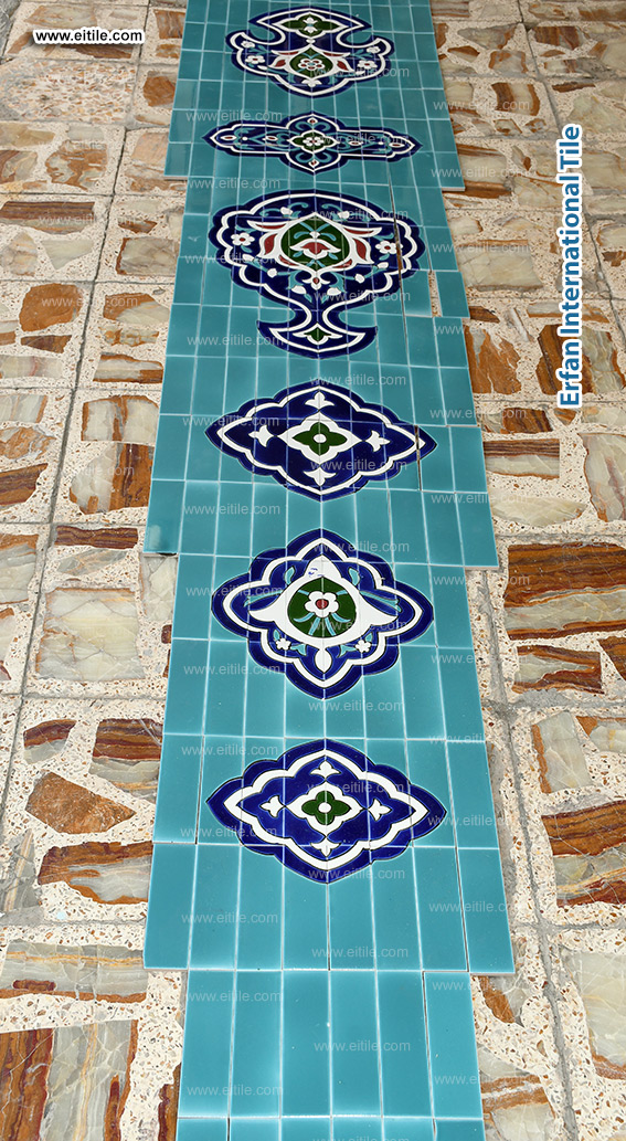 Samarkand Imam Al Moturidi's mausoleum tile work, www.eitile.com