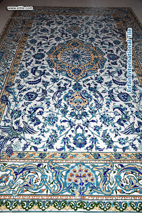 Handmade carpet design ceramic tile, www.eitile.com