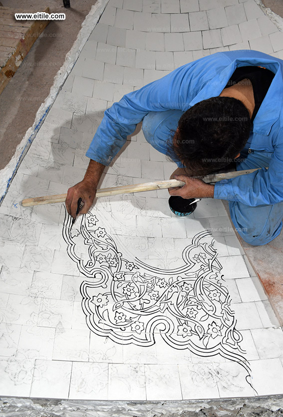 Mosque under dome tile supplier, www.eitile.com