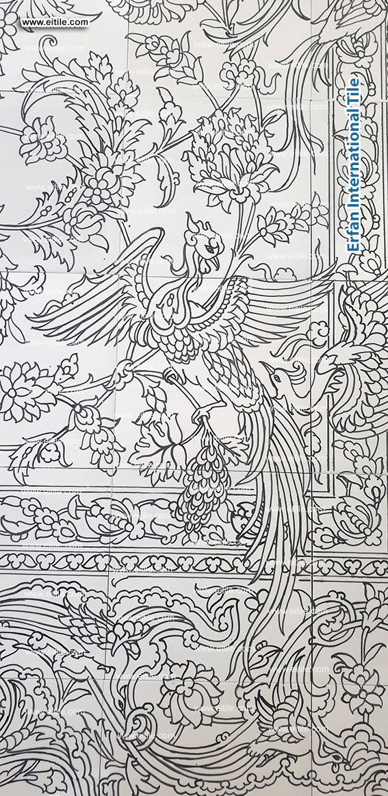 Handmade carpet design ceramic tile, www.eitile.com