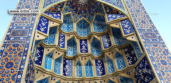 Muqarnas tile panel for interior decoration, www.eitile.com