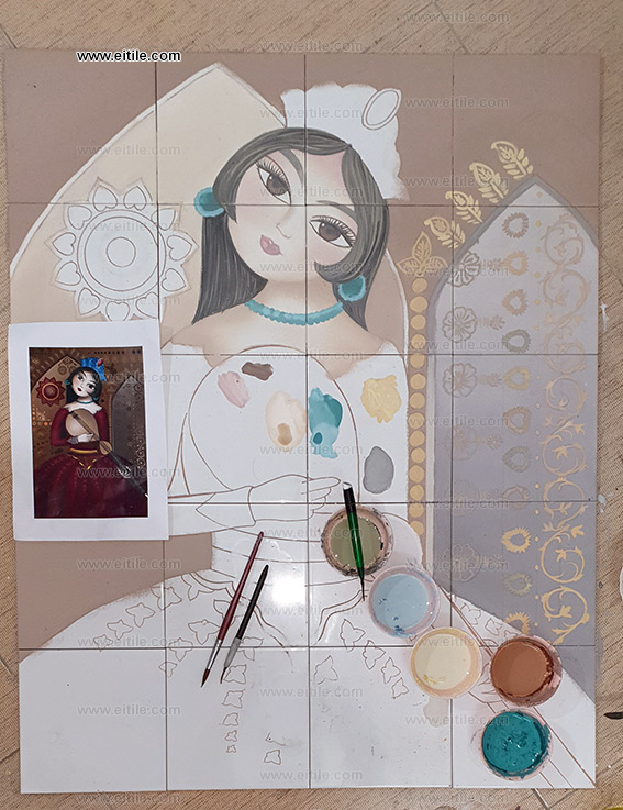 Painting on tile, www.eitile.com