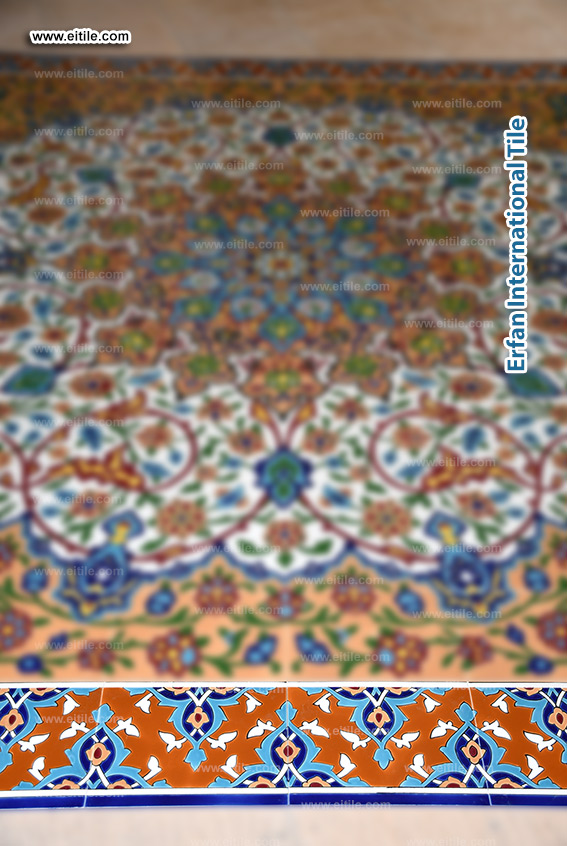 Handmade border tiles for bathrooms, www.eitile.com