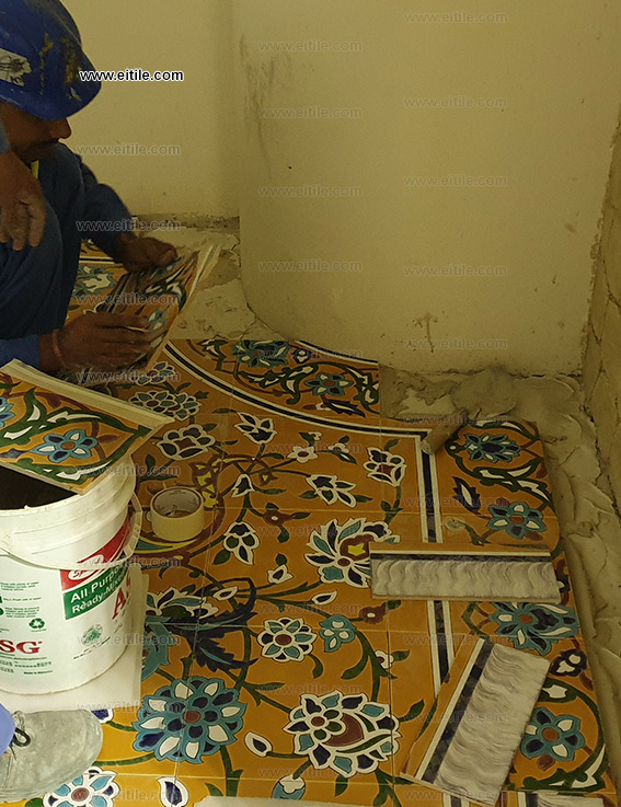 Qatar, Doha OASIS Mix-Use Complex restaurant handmade carpet tile manufacturer, www.eitile.com