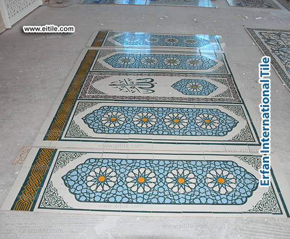 Islamic tiles supplier for Mosque Minbar, www.eitile.com