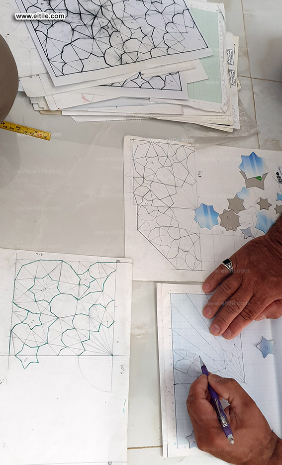 Muqarnas tile panel supplier, www.eitile.com