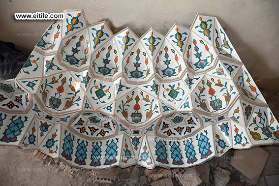 Mosque Muqarnas tile panels supplier, www.eitile.com Mosque Muqarnas tile panels supplier, www.eitile.com