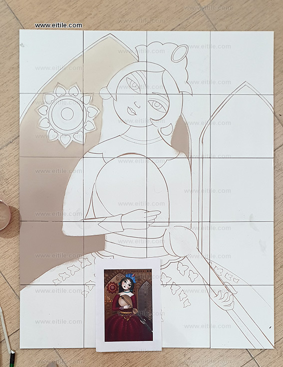 Painting on tile, www.eitile.com