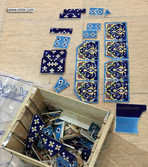 Muqarnas tile panel for interior decoration, www.eitile.com