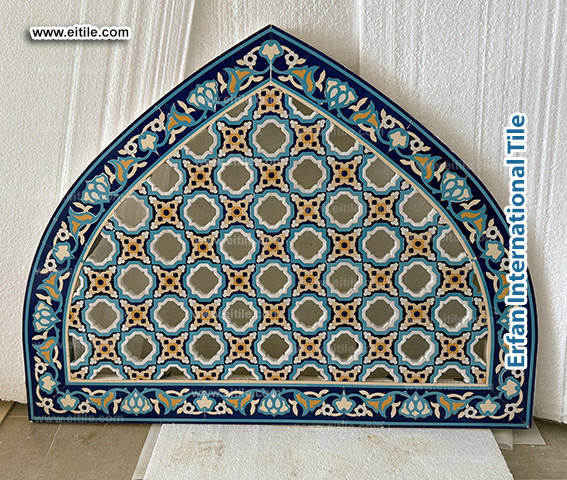 Handmade waterjet-cut ventilation tile panel for prestigious architectural projects worldwide. www.eitile.com