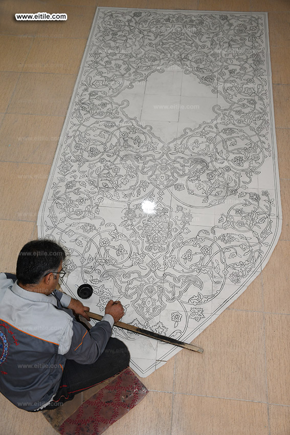Iran, Isfahan, Buin Miandasht 14 masoum mosque tile supplier, www.eitile.com Iran, Isfahan, Buin Miandasht 14 masoum mosque tile supplier, www.eitile.com