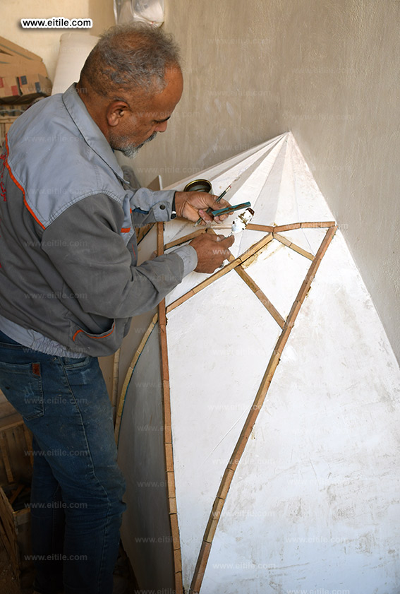 Islamic tiles supplier for Muhammad Ali Mosque in Eidafushi area of ​​Maldives, www.eitile.com