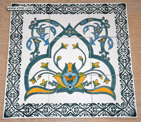 Supplier of Islamic tile panels for mosque decoration, www.eitile.com
