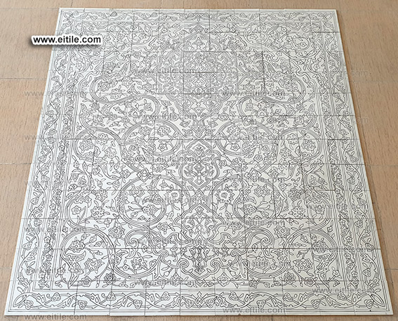 Iranian handmade Persian ceramic tile designer, www.eitile.com