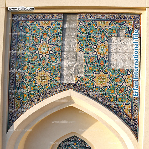 Islamic Tile Art Restoration – Sohar Grand Mosque by Eitile, www.eitile.com Islamic Tile Art Restoration – Sohar Grand Mosque by Eitile, www.eitile.com