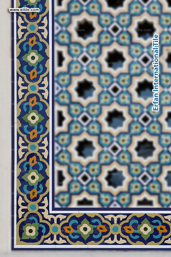 Precision meets artistry in our handmade border tiles, www.eitile.com