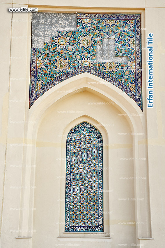 Traditional Islamic Tiles Restored in Sohar, www.eitile.com Traditional Islamic Tiles Restored in Sohar, www.eitile.com
