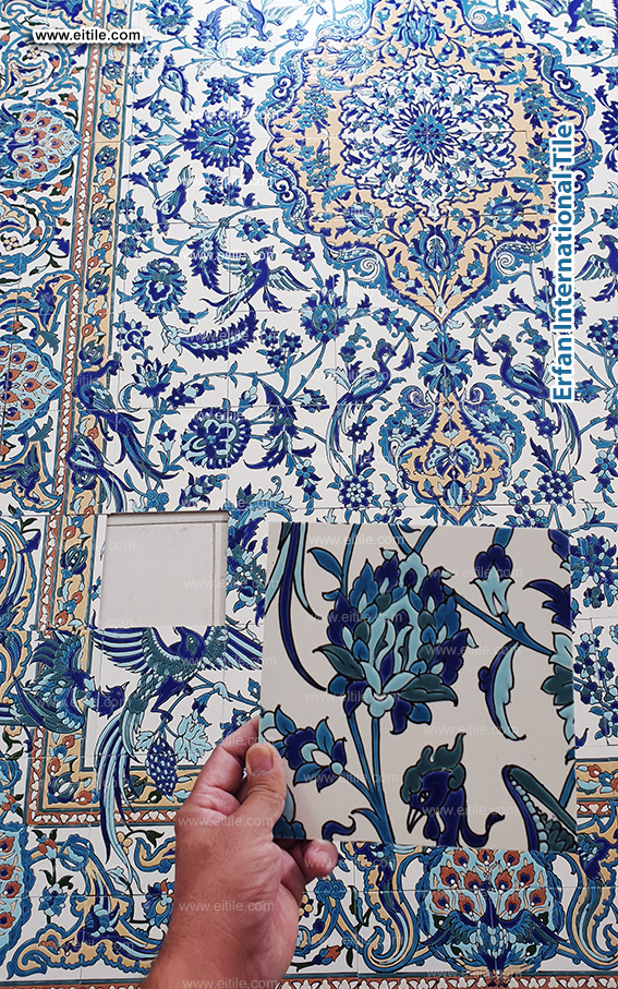 Handmade carpet design ceramic tile, www.eitile.com