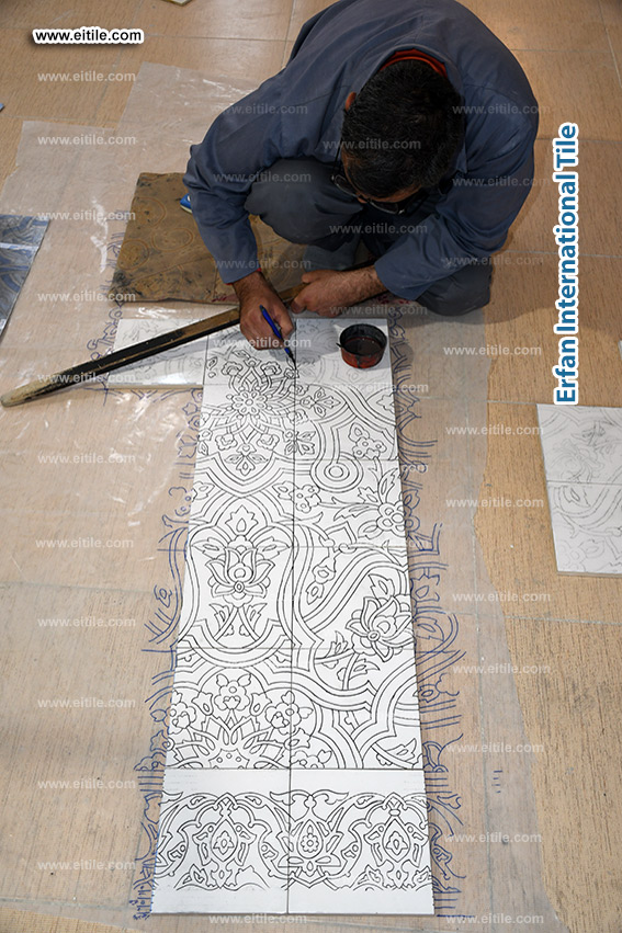 Sohar Grand Mosque – Polychrome Tile Preservation, www.eitile.com Sohar Grand Mosque – Polychrome Tile Preservation, www.eitile.com
